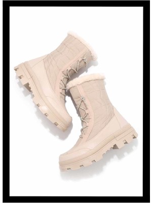 Bambi Bej Paraşüt  Kadın Bot & Bootie K02179144767