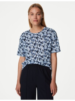 Marks & Spencer Relaxed Fit Kısa Kollu T-Shirt