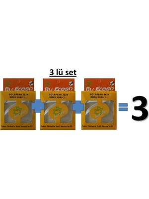 By Fresh Byfresh Elbise Dolabı Üçlü Avantajlı Koku Önleyici ve Yok Edici Set