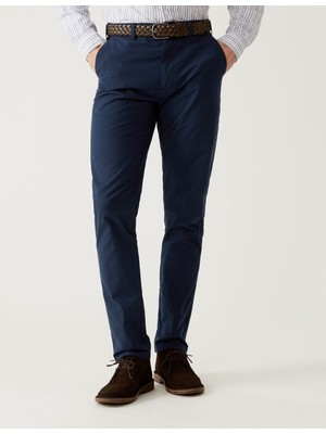 Marks & Spencer Saf Pamuklu Slim Fit Chino Pantolon