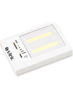 S-Link SL-8700 Kademe Ayarlı LED 3-Aaa Pilli Gece Lambası