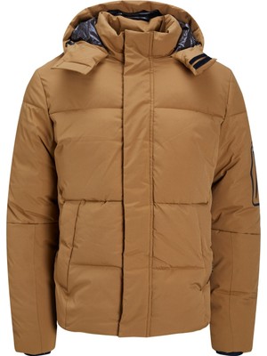 Jack & Jones  Jjweb Puffer Erkek Mont & Ceket - 12212230 Rubber