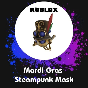 : Mardi Gras Steampunk Mask - Roblox Key