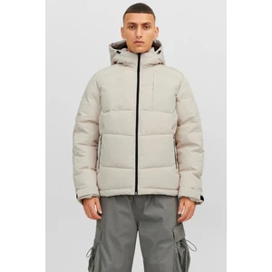 Jack & Jones Erkek Suya Dayanıklı Kapüşonlu Puffer Mont - Otis