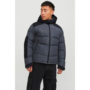 Jack & Jones Erkek Suya Dayanıklı Kapüşonlu Puffer Mont - Otis
