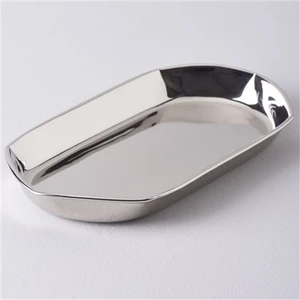 Wawe 12 x 23,5 x 3 cm Sunum Servis Gümüş