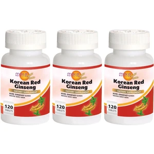 Meka Nutrition Kırmızı Kore Ginsengi 3 x 120 Tablet Korean Red Ginseng