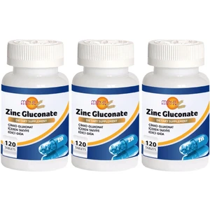 Meka Nutrition Çinko Glukonat 3 x 120 Tablet
