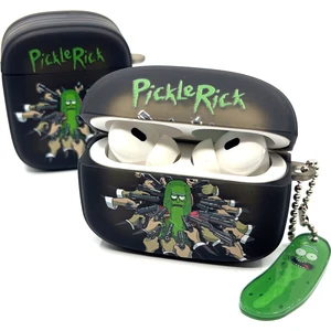 Zen AI Airpods Pro 1/2. Nesil Uyumlu Sevilen Fantastik Karakter Rick Pickle Black Hediye Kılıf
