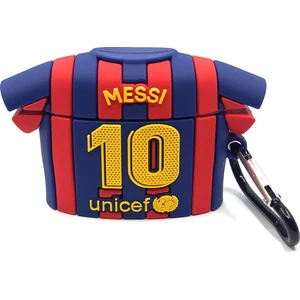 Zen AI Airpods Pro 1/2. Nesil Uyumlu Sevilen Futbolcu Messi Forması Tasarımlı Hediye Kılıf