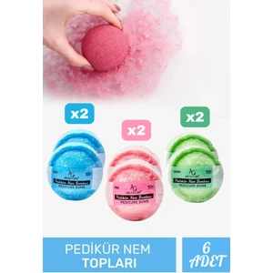 Argan Cure 6 Adet 37 gr Köpüren Banyo Küvet Bombası - Nem Bombası - Manikür Pedikür Bombası