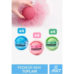 Argan Cure 12 Adet 37 gr Köpüren Banyo Küvet Bombası - Nem Bombası - Manikür Pedikür Bombası