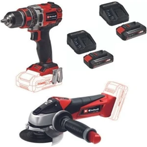 Te-Cd 18/50 Li-I Bl Akülü Matkap Vidalama Te-Ag 18/115 Avuç Taşlama 2X2.5AH Akü Starter Kit