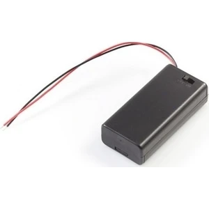 9V Pil Yuvası - Kutulu ve Anahtarlı