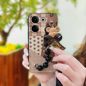 Tecno Camon 20 Pro 4g Tampon Zincirli Telefon Kılıfı Için Telefon Kılıfı (Yurt Dışından)