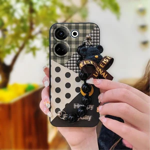 Tecno Camon 20 Pro 4g Tampon Zincirli Telefon Kılıfı Için Telefon Kılıfı (Yurt Dışından)