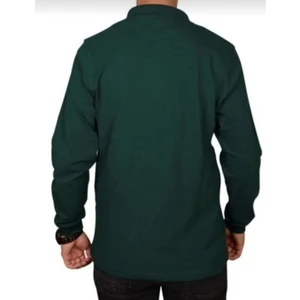 Polo Yaka Uzun Kollu Pamuklu Uzun Kol Polo Yakalı  T-Shirt