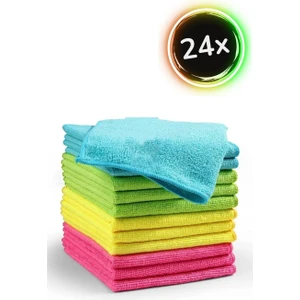 Wilma Secret Çok Amaçlı Mikrofiber Temizlik Bezi 24 Adet 30X30 cm - Mutfak Bezi, Araç Bezi