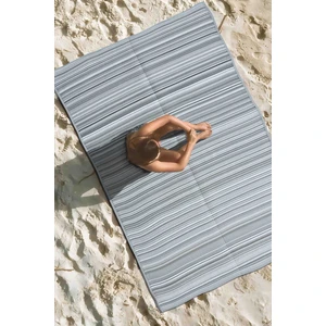 Katlanabilir Gri Plaj Kamp Piknik Bahçe Balkon Teras Hasır Halı Mat Savan Kilim Karavan Halısı 180x270