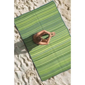 Katlanabilir Yeşil Plaj Kamp Piknik Bahçe Balkon Teras Hasır Halı Mat Savan Kilim Karavan Halısı 180x270