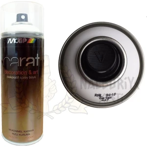 Carat Sprey Boya Mat Beyaz 400 ml - RAL9010