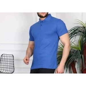 Erkek Polo Yaka Cepsiz  Spor Tişört