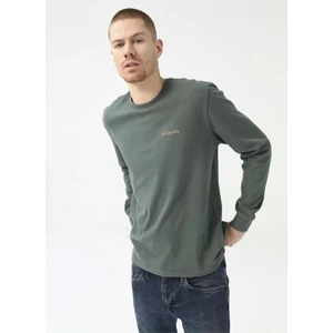 Csc M Basic Sm Logo Ls Tee Yeşil Erkek Tişört CS0354-353