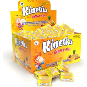 Kınetıcs Bubble Gum Tekli Sakız Tattolu Tuttı F. (3.5g) Şekerli Sakız - 100 Adet
