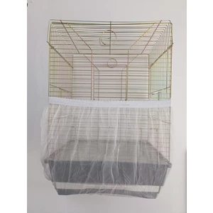 Alican Kafes Alican XL Kafes Tülü Muhabbet Kuşu ve Papağan Kafesi İçin Tam Sarma Koruma