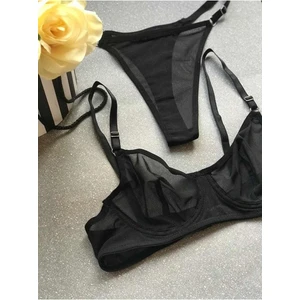 Siyah Tül Sütyen Takım, Kadın Iç Giyim, Bayan Iç Giyim Takımı,günlük Sütyen Takımı