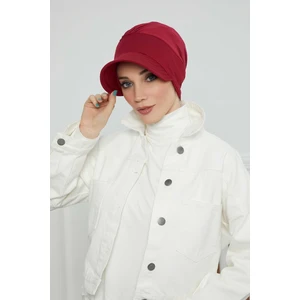Aisha's Design Siperlikli Penye Şapka Bone,b-73