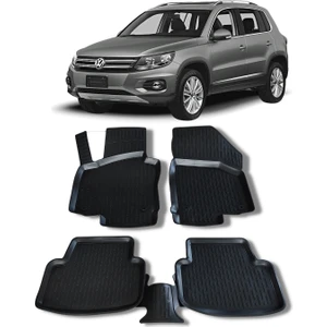 Volkswagen Tiguan Paspas 2007 2015 Arası 3D Havuzlu Wöller Paspas