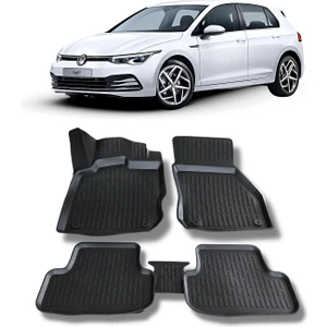 Vw Golf 8 Paspas 2021 Sonrası 3D Havuzlu Paspas