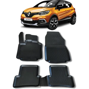 Renault Captur Paspas 2013 2019 Arası Uyumlu 3D Havuzlu Wöller Paspas