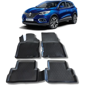 Renault Kadjar Paspas 2015 Sonrası 3D Havuzlu Wöller Paspas