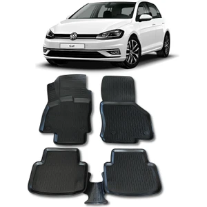 Vw Golf 7.5 Paspas 2019 Sonrası 3D Havuzlu Wöller Paspas