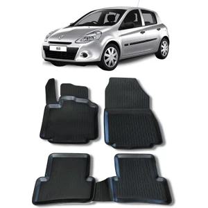 Renault Clio 3 Paspas 2006 2012 Arası 3D Havuzlu Wöller Paspas