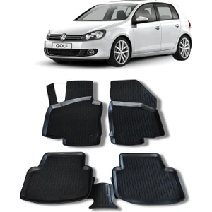 Volkswagen Golf 6 Paspas 2009 2012 Arası 3D Havuzlu Wöller Paspas