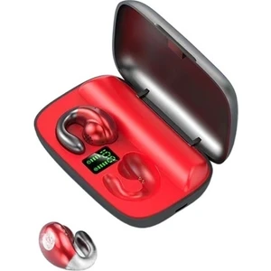 Kemik Iletimli 5.3 Bluetooth Kulaklık Düşmeyi Önleyen Kulak Klipsi Kablosuz Spor Süper Uzun Bekleme Ömrü (Yurt Dışından)