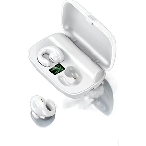 Kemik Iletimli 5.3 Bluetooth Kulaklık Düşmeyi Önleyen Kulak Klipsi Kablosuz Spor Süper Uzun Bekleme Ömrü (Yurt Dışından)