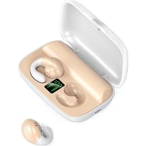 Kemik Iletimli 5.3 Bluetooth Kulaklık Düşmeyi Önleyen Kulak Klipsi Kablosuz Spor Süper Uzun Bekleme Ömrü (Yurt Dışından)