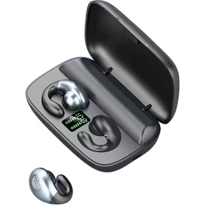 Kemik Iletimli 5.3 Bluetooth Kulaklık Düşmeyi Önleyen Kulak Klipsi Kablosuz Spor Süper Uzun Bekleme Ömrü (Yurt Dışından)
