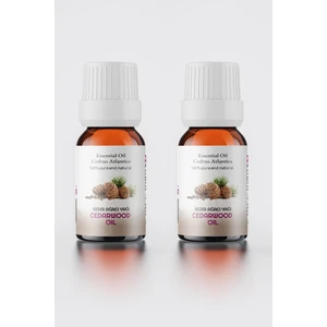 Sedir Uçucu Yağı %100 Doğal Saf 2li Set ( Cedarwood Essential Oil ) 2X10 ml