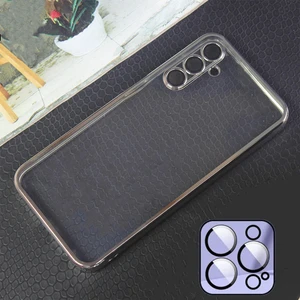 Galaxy A24 Kılıf 3D Kamera ve Lens Mercek Korumalı Ultra Lüks Razer Plating Case