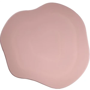 Kütahya Porselen Skallop 34.5 cm Peynir Tabağı Açık Pembe