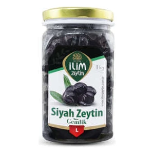 İlim Zeytincilik Gemlik Siyah Zeytin L 1 kg
