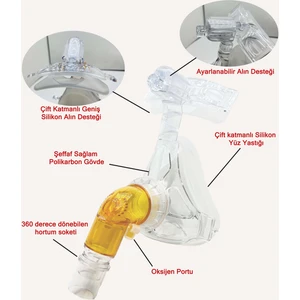 Kngmed Comfort Cpap Maskesi Tam Yüz
