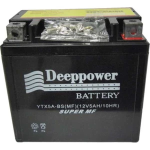 Deep Power Akü Motor  YTX5A-BS  (12V 5AH/10HR)