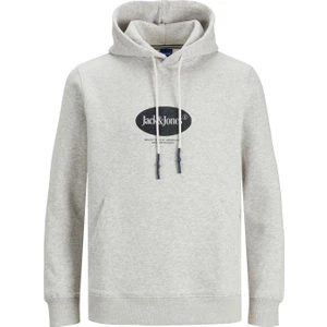 Jack & Jones Kapüşonlu Yazı Baskılı Erkek Sweatshirt 12242197