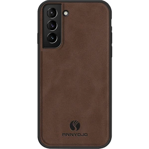 Samsung Galaxy S21 Fe 5g Manyetik Araba Montaj Telefon Kapağı Pu Deri Kaplamalı Pc+Tpu Kasası (Yurt Dışından)